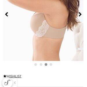 Soma “Memorable” Full Coverage Lace Trim Underwire T-shirt Bra. Soft Tan 38D